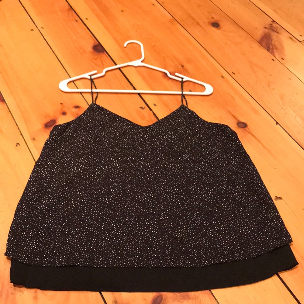 Black tank top